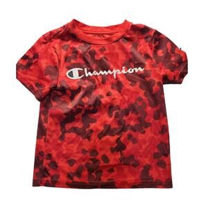 Champion Black and Red Shirt Youth Size 5